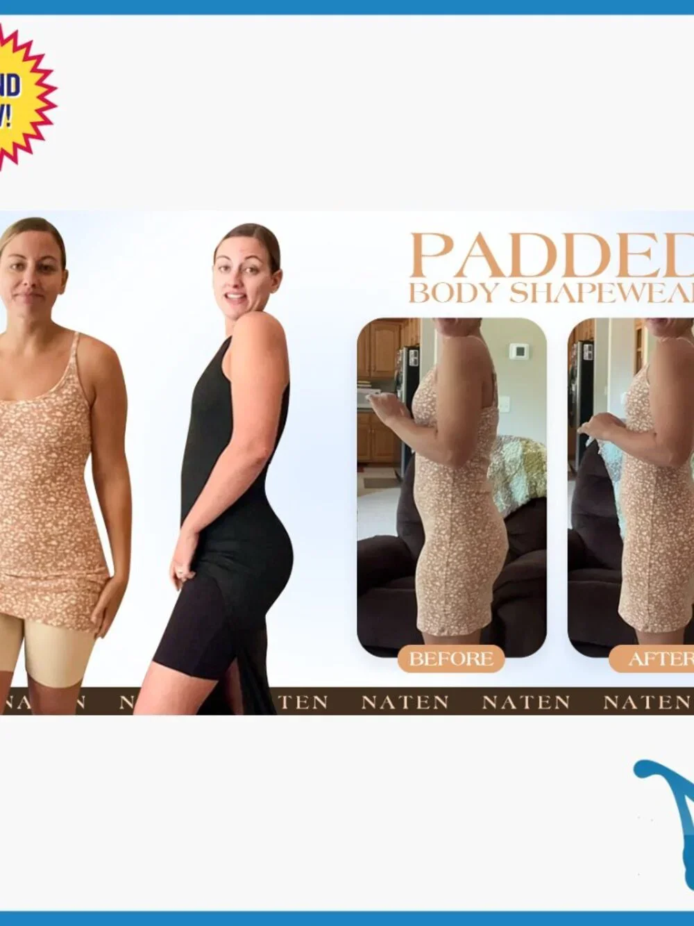 Seamless High Waist Shapewear Thigh Slimmer with Hip Enhancer Small